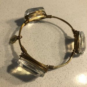 Bourbon and Bowties clear bead bracelet